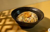 Double wok-fried rice with wild rice and abalone in New À-la-carte menu at Yu Chu, April 2024