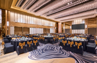 The spacious and pillar-free Grand Ballroom